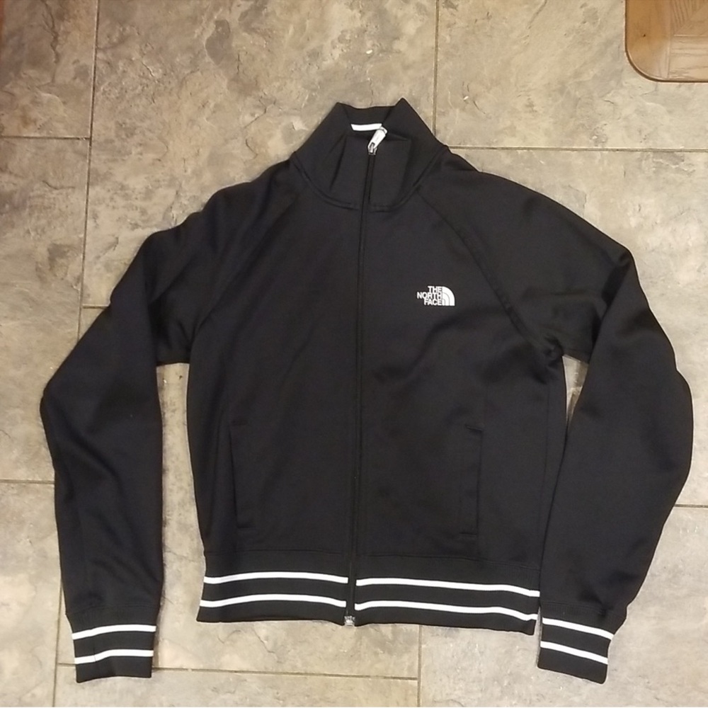The North Face Black Jacket with White Accents